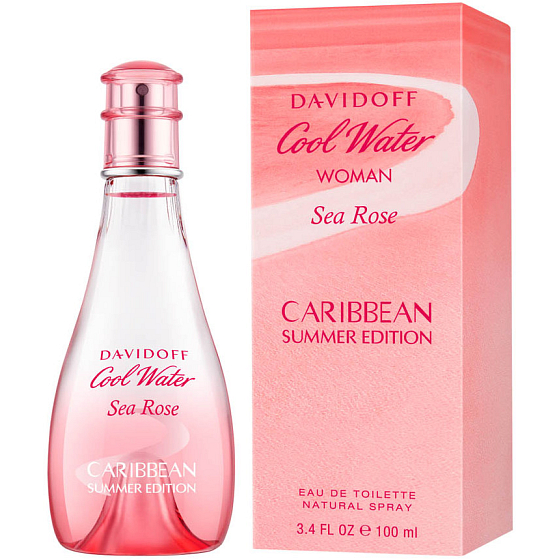 Davidoff Cool Water Sea Rose Karibik Sommer Edition EdT 100 ml Eau de Toilette Ladies