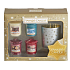 Yankee Candle Votive Duftkerze 49 gx 4 Stück + Candlestick Weihnachtsgeschenkset