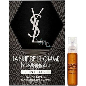 Yves Saint Laurent La Nuit de L Homme L Intensives Eau de Parfum für Männer 1,2 ml mit Spray, Fläschchen