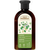 Green Pharmacy Shampoo gegen Schuppen mit Birke und Rizinusöl 350 ml