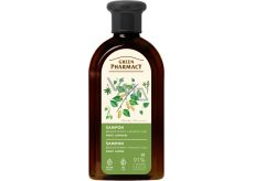 Green Pharmacy Shampoo gegen Schuppen mit Birke und Rizinusöl 350 ml