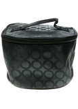 Schwarzkopf Kosmetiktasche schwarz mit Rollen 21,5 x 13 x 16,5 cm