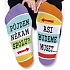 Nekupto Familiengeschenke mit Humor Socken Lass uns zusammen irgendwohin gehen, Größe 39-42