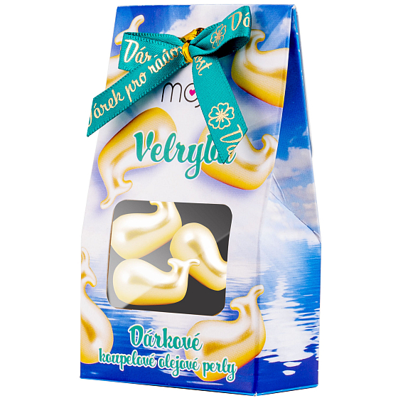 Mein Badeöl Perlen Gelbwal 3 Stück, Geschenkbox