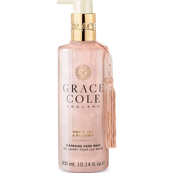 Grace Cole Ginger Lily & Mandarin - Exotische Lilien und Mandarinenreinigungsflüssigkeit Handseifenspender 300 ml