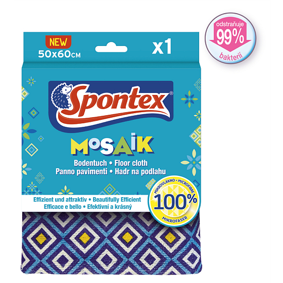 Spontex Mosaik Bodentuch 50 x 60 cm