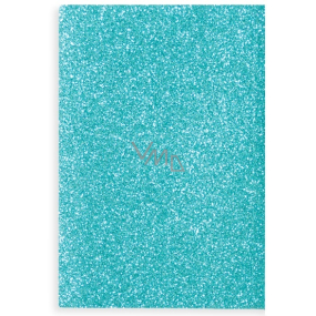 Ditipo Notebook Glitter Collection A4 hellblau gefüttert 21 x 29 cm 3424