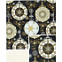 Nekupto Geschenkpapier 70 x 500 cm Weihnachten Schwarz - Gold, Silber Kugeln