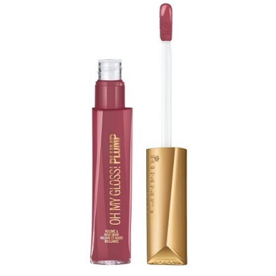 Rimmel London Oh My Gloss! Plump Lip Gloss Lippenstift 211 Mauve Mama 6,5 ml