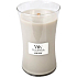 WoodWick Wood Smoke - Duftkerze aus Zedernholzrauch mit Holzdocht und Deckelglas groß 609 g