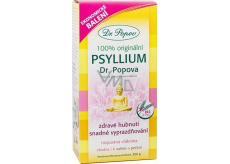 Dr. Popov Psyllium 100% original, unterstützt den richtigen Stoffwechsel von Fetten und induziert ein Sättigungsgefühl, lösliche Ballaststoffe 200 g