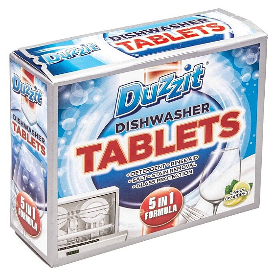 Duzzit Geschirrspültabletten Zitrone 5in1 Geschirrspültabletten 12 x 20 g