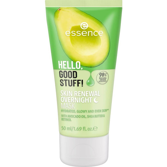 Essenz Hallo, Gutes Zeug! Hauterneuernde nährende Nachtmaske 50 ml