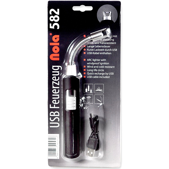 Nola 582 Plasma-Feuerzeug USB Flexi 1 Stück