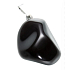 Obsidian schwarz Trommel-Anhänger Naturstein M, ca. 3 cm, Rettungsstein
