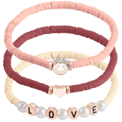 Essence Love It A Choco' Lot! trio náramků 3 kusy