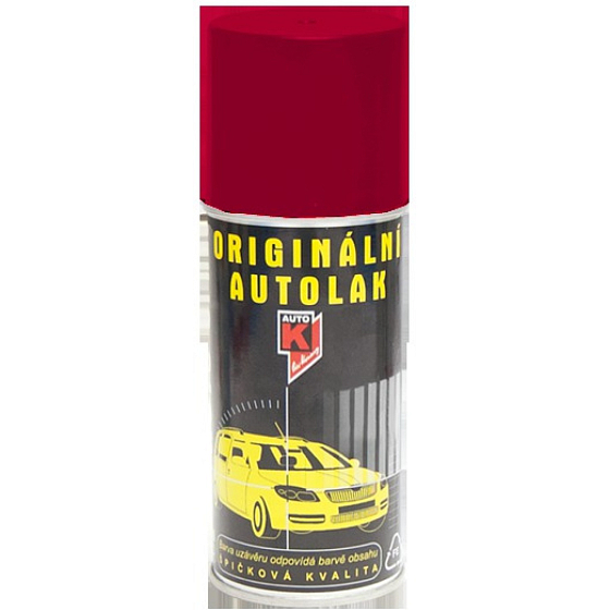 Kwasny Auto-K Color Škoda, originelle Spraylack, 8150 Tornado-Rot, 150 ml