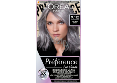 L'oreal Paris Préférence Vivid Colors barva na vlasy, Smokey Grey 9.112