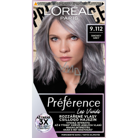 L'oreal Paris Préférence Vivid Colors Haarfarbe, Smoky Grey 9.112 L'oreal Paris Préférence Vivid Colors Haarfarbe, Smoky Grey 9.112