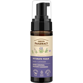 Green Pharmacy Schaum für die Intimhygiene mit Lavendel und Salbei, 150 ml