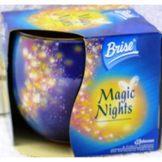 Glade Magic Nights Duftkerze in Glas, Brenndauer bis zu 30 Stunden 123 g