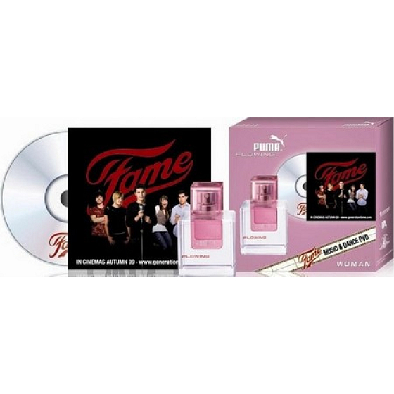 Puma Flowing Woman EdT 20 ml Eau de Toilette Ladies + CD, Geschenkset