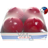 Lima Candle glatte rote Kugel Durchmesser 60 mm 4 Stück