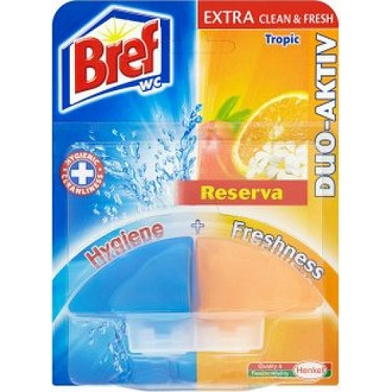 Bref Duo Aktiv Extra Clean & Fresh Tropic WC Gel nachfüllen 60 ml