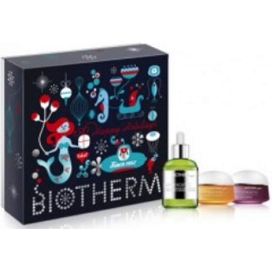 Biotherm Skin Ergetisches Serum 50 ml + Tagescreme 15 ml + Nachtcreme 15 ml, Kosmetikset