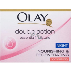 Olay Double Action Nachtcreme Nachtcreme 50 ml für normale bis trockene Haut