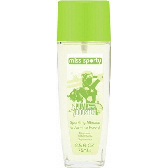 Miss Sports Love 2 Love Pump Up Booster parfümiertes Deodorantglas für Frauen 75 ml