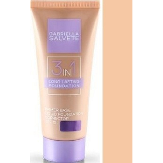 Gabriella Salvete Langlebige Foundation 3in1 SPF15 Make-up 01 Sand 30 ml