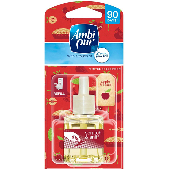 Ambi Pur Apple & Spice elektrischer Lufterfrischer 20 ml nachfüllen