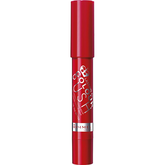 Rimmel London Dauerhaftes Finish Color Rush Intensiver Farbbalsam Lippenbalsam 500 Je roter, desto besser 2,5 g