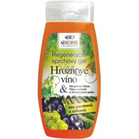 Bione Cosmetics Traubenwein regenerierendes Duschgel für alle Hauttypen 260 ml