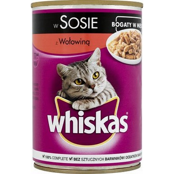Whiskas Adult Beef in Saftkonserven 400 g