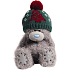 Ich zu dir Teddybär in einer Kappe 13 cm