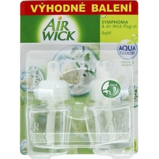 Air Wick Symphonia & Plug-in Weiße Blumen füllen 2 x 19 ml nach