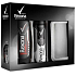 Rexona Men Invisible Schwarz + Weiß Antitranspirant Spray für Männer 150 ml + Turbo Duschgel für Körper und Haare 250 ml + Handyhülle, Geschenkset