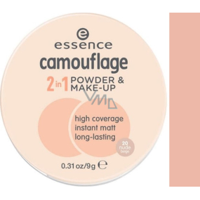 Essence Camouflage 2in1 Puder und Make-up 20 Nude Beige 9 g