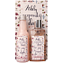 Böhmen Geschenke Hagebutte und Rose Duschgel 200 ml + Bad 200 ml + dekorative Malerei Verlassen Sie Ihr Zuhause niemals ohne Mund ... 13 x 24 cm, Kosmetikset
