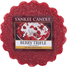 Yankee Candle Berry Trifle - Fruchtdessert mit Vanillecreme Aromawachs Aromalampe 22 g