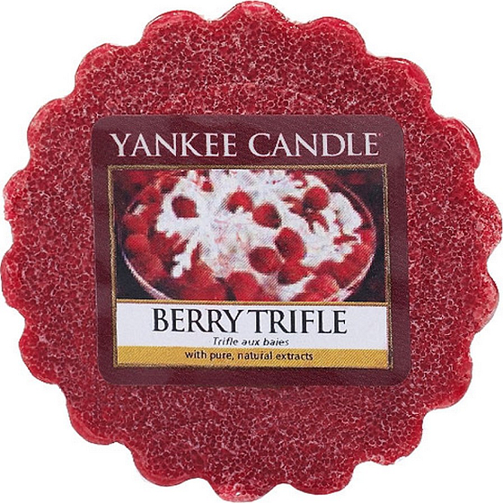 Yankee Candle Berry Trifle - Fruchtdessert mit Vanillecreme Aromawachs Aromalampe 22 g