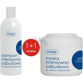 Ziaja Intensive Renewal Shampoo für geschädigtes Haar 400 ml + Intensive Renewal Mask für geschädigtes Haar 200 ml, Duopack