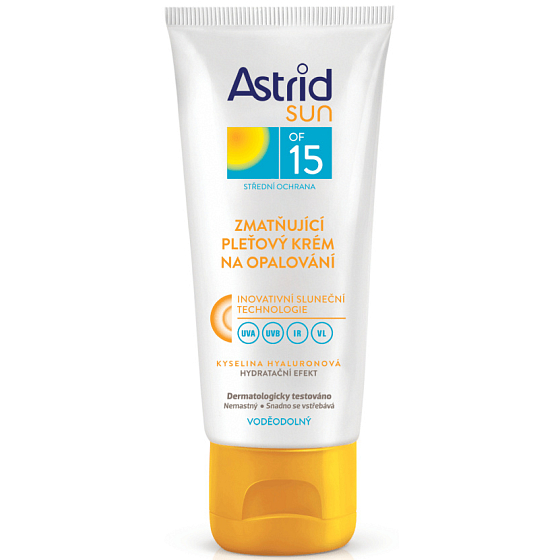 Astrid Sun OF15 undurchsichtiger Sonnenschutz 75 ml