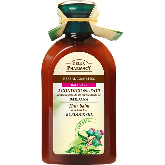 Green Pharmacy Klettenölbalsam gegen Haarausfall 300 ml