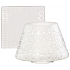 Yankee Candle Belmont Sandgestrahlt auf Glasschirm klein 8 x 9 cm + Teller klein 9 x 9 cm für Kerze klein Classic