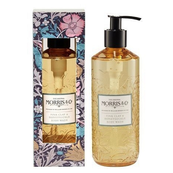Heathcote & Ivory Pink Clay & Honeysuckle nährendes Duschgel Spender 300 ml