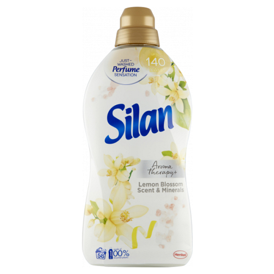 Silan Aromatherapie + Zitronenblüten Duft & Mineralien konzentrierter Weichspüler 58 Dosen 1,45 l
