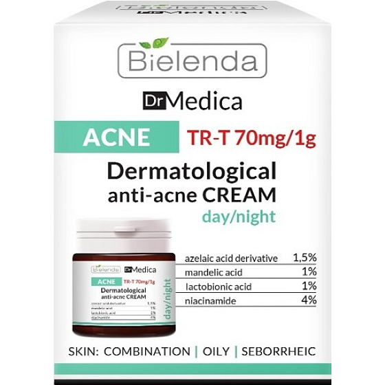 Bielenda Dr. Medica Akne dermatologische Hautcreme gegen Akne Tag / Nacht 50 ml